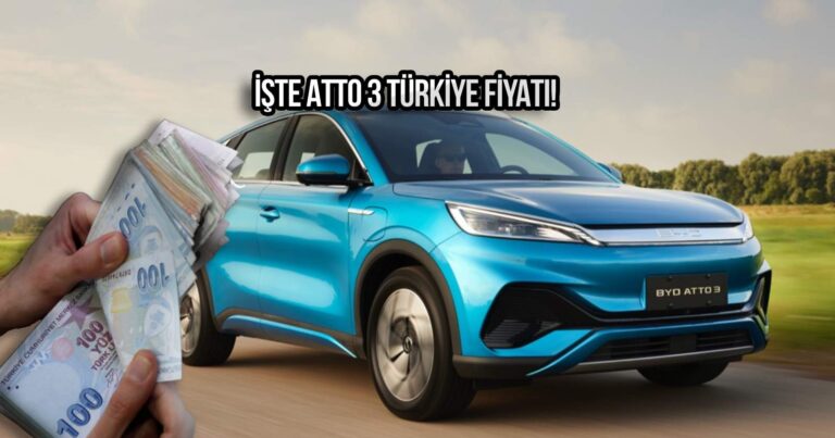 Satışa çıktı: İşte BYD Atto 3 Türkiye fiyatı ve özellikleri!