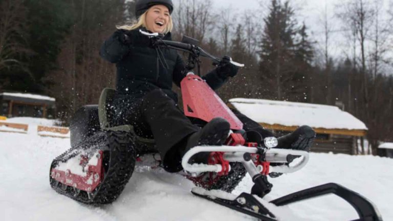 Kar için elektrikli Go-Kart gibi: ENVO SnowKart heyecanlandırdı!