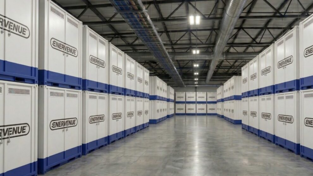 Enervenue Metal-Hidrojen Pil Depolama