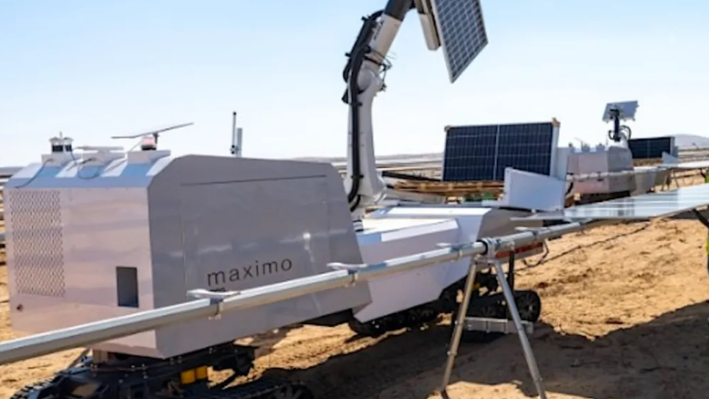 Güneş paneli robotu