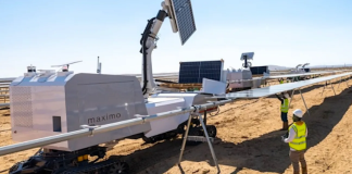 Güneş Paneli Robotu Maximo 100 MW Kapasiteye Ulaştı Güneş paneli robotu