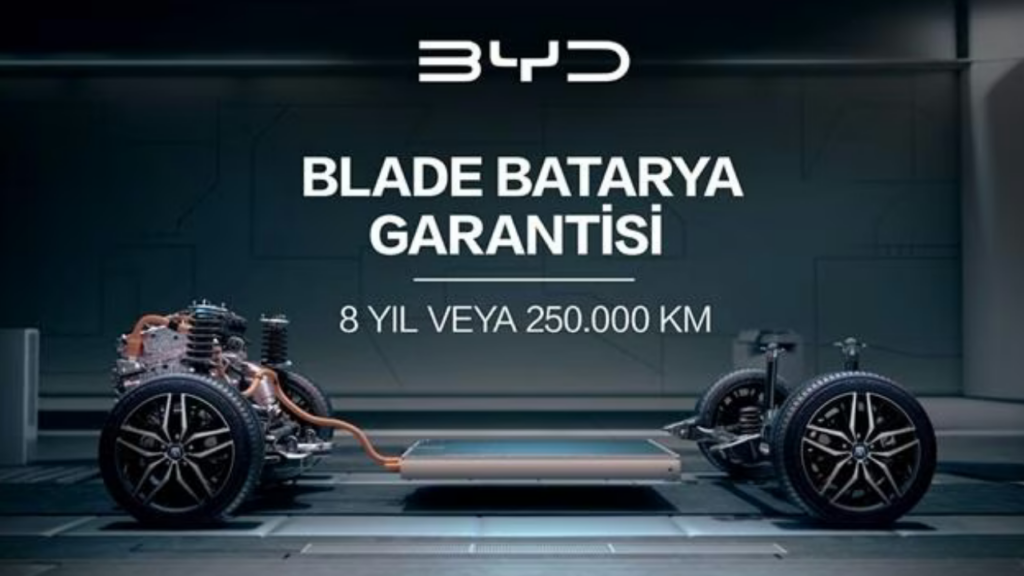 BYD batarya garantisi