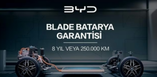 BYD batarya garantisi