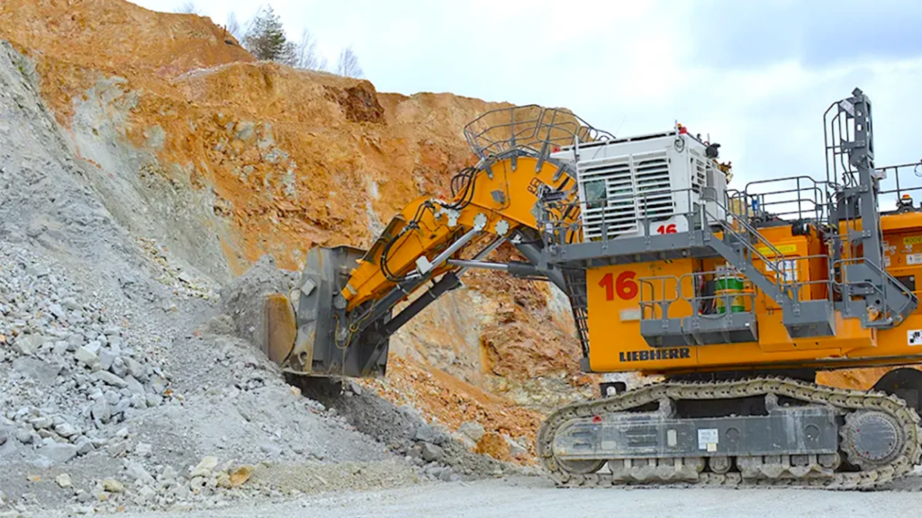 Liebherr elektrikli ekskavatör