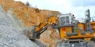 Liebherr elektrikli ekskavatör