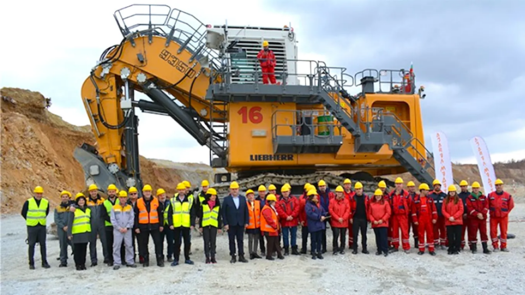 Liebherr elektrikli ekskavatör