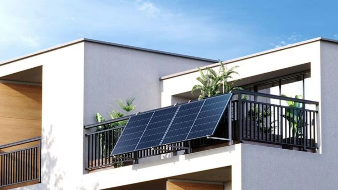 Balkon tipi güneş paneli