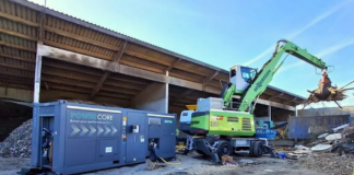 Sennebogen elektrikli ekskavatör çözümü