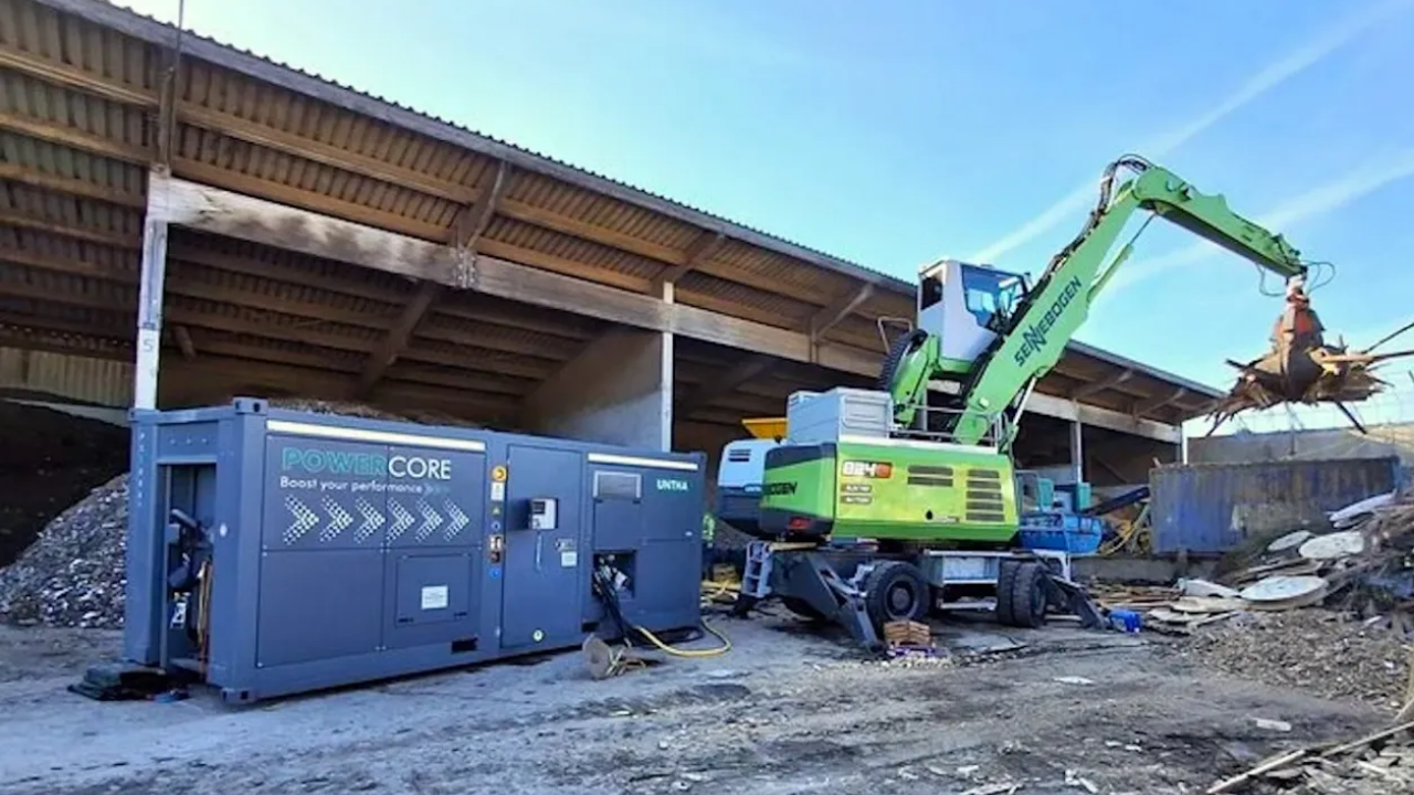 Sennebogen elektrikli ekskavatör çözümü