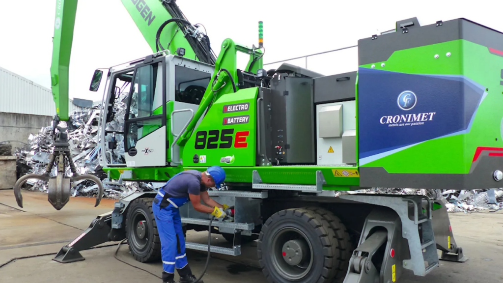 Sennebogen elektrikli ekskavatör çözümü