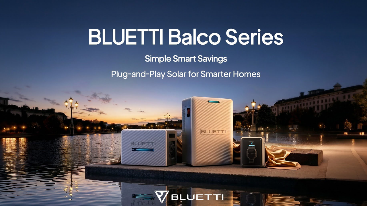 Bluetti Balco güneş enerjisi sistemi