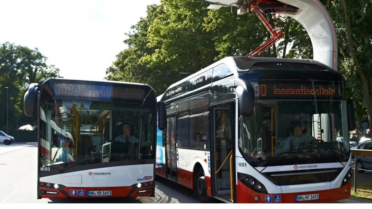Washington elektrikli otobüs şarjı