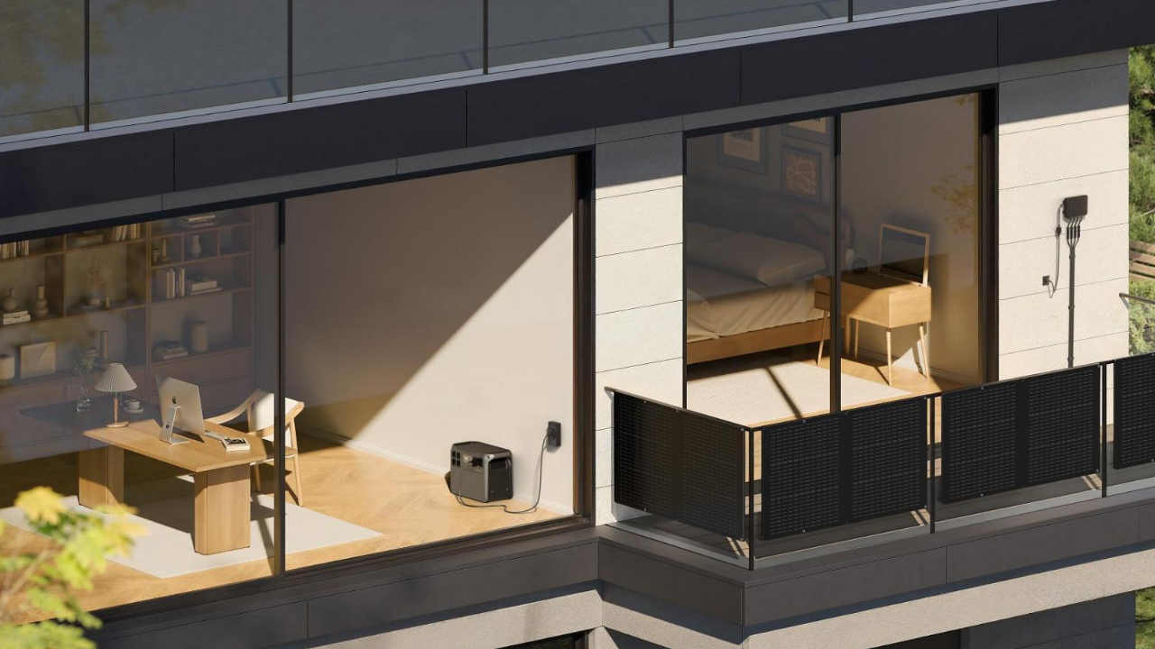 DJI balkon güneş paneli