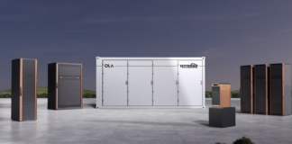 Ola Electric batarya depolama
